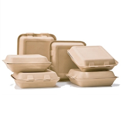 Eko Yemek Servis Araçları Biyobozunur 1000ml Paket Yemek Kabı