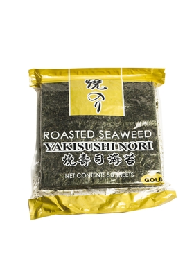 OEM Vakum Japon Yaki Sushi Nori Yosun Kurutulmuş Yosun Levhaları