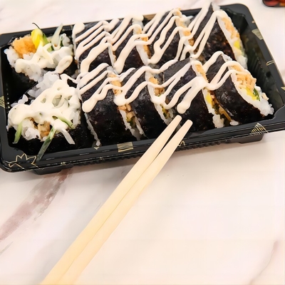 Çin Japon 18.5cm Tek Kullanımlık Bambu Yemek Çubukları OEM