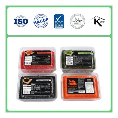 Japon Mutfağı İçin 500g Terbiyeli Capelin Karaca Masago Portakalı