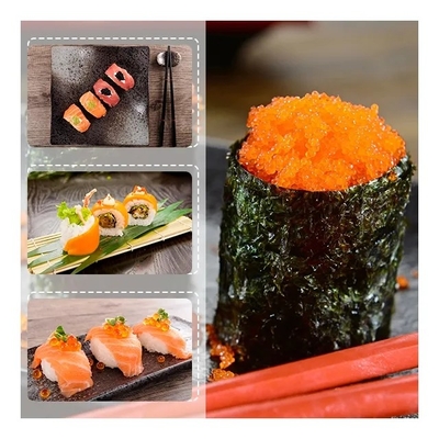 Japon Mutfağı İçin 500g Terbiyeli Capelin Karaca Masago Portakalı