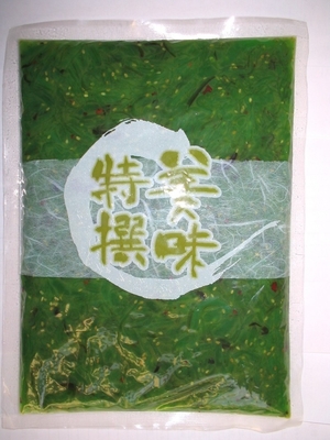 Plastik Torbada Japonya Doğal 1kg Dondurulmuş Yosun Salatası