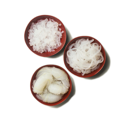 Düşük Karbonhidratlı Pişirme Shirataki Konjac Erişte Düşük Şeker Yarım Şeffaf