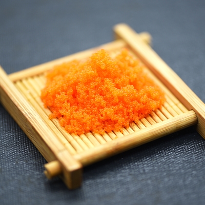 Masago Tobiko Capelin Balık Karaca suşi uçan balık yumurtası Dondurulmuş Capelin