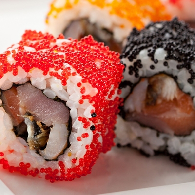 Masago Tobiko Capelin Balık Karaca suşi uçan balık yumurtası Dondurulmuş Capelin