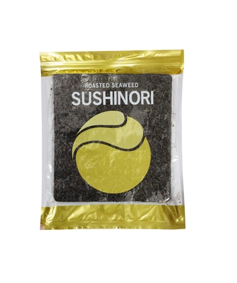 21cm Uzunluk Sushi Nori Kavrulmuş Kuru Yosun 100 Yaprak Paket