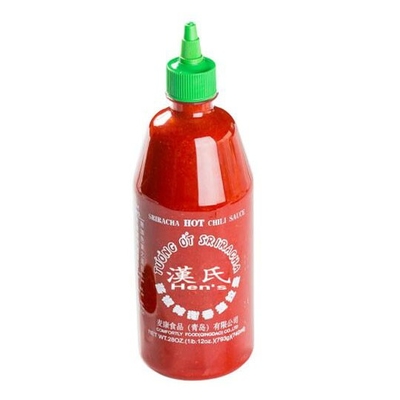 Kırmızı 793G Japon Baharatlı Sos Restoranları Sriracha Biber Sosu