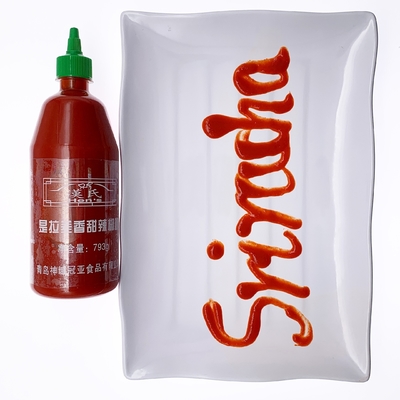 Kırmızı 793G Japon Baharatlı Sos Restoranları Sriracha Biber Sosu