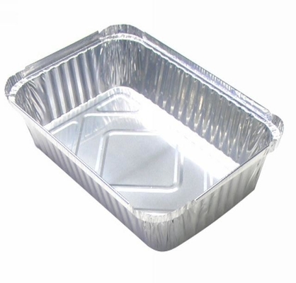 Tek Kullanımlık 700ml Alüminyum Folyo Gıda Kabı Alüminyum Folyo Barbekü Tepsisi