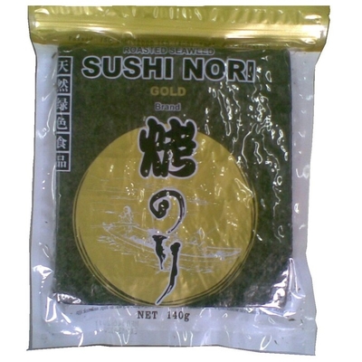 OEM Vakum Japon Yaki Sushi Nori Yosun Kurutulmuş Yosun Levhaları