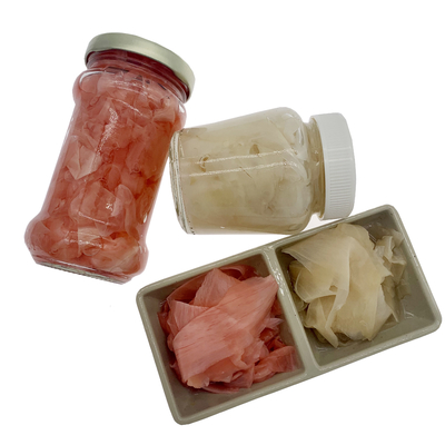 340g Çin Tatlı Turşu Zencefil Dilim Şişede Beyaz Ve Pembe