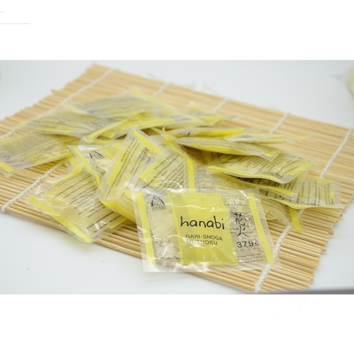 HACCP Paket Servis, Tatlı Sirke İçinde Dilimlenmiş 10g Turşu Suşi Zencefil