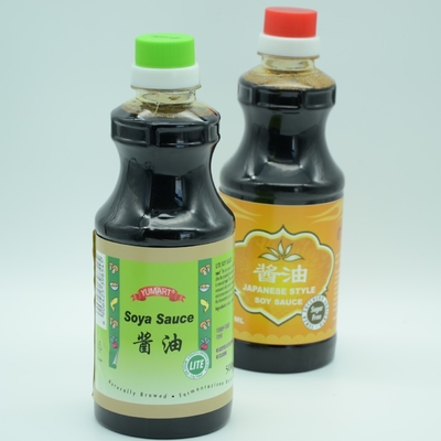 Süpermarket için 250ml Çin Tarzı Jade Bridge Soya Sosu Açık Koyu