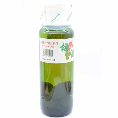 Beyaz 720ml Baharatlı Sake Japon Şarabı OEM Düşük Alkollü Erik Şarabı