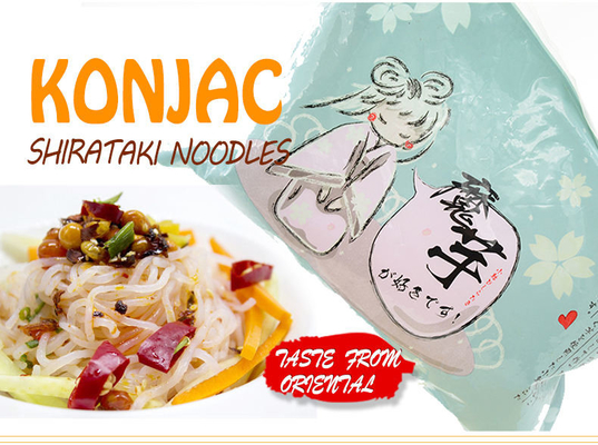 Düşük Kalori Shirataki Konjac Noodle Glutensiz Konjac Shirataki Rice