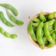 Tuzlu Tuzsuz IQF Dondurulmuş Edamame Fasulyeleri Tipik Yeşil Renk