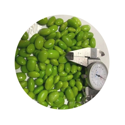 Tuzlu Tuzsuz IQF Dondurulmuş Edamame Fasulyeleri Tipik Yeşil Renk