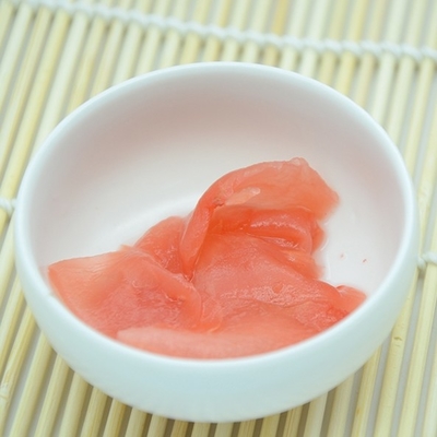 Dilimlenmiş Japon 1kg Turşu Suşi Zencefil Pembe &amp; Beyaz